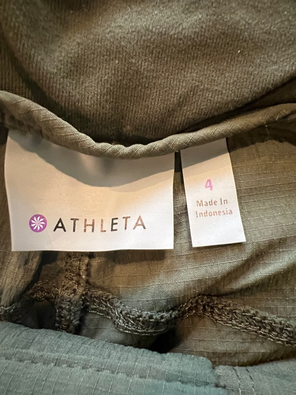Athleta Women's Trekkie Crop Hiking Pants in Green Size 4 - Picture 6 of 7